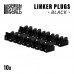 2 PINS LINKER PLUGS ( 10 PCS ) - GREEN STUFF 11922